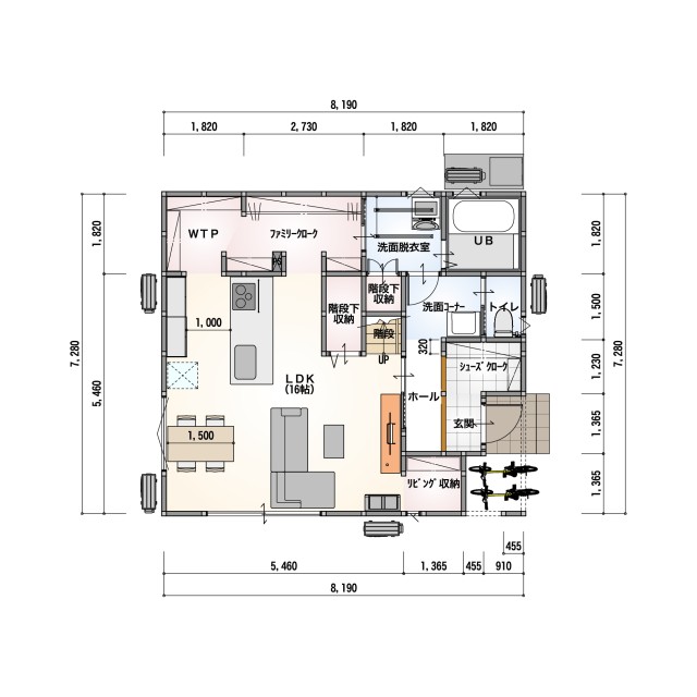 [～30坪 3LDK]29坪 2階建て