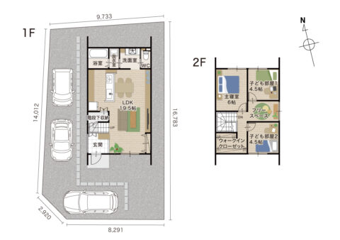【家具付き】3COINSコラボレーション住宅〈津市久居烏木町〉（完成間近）
