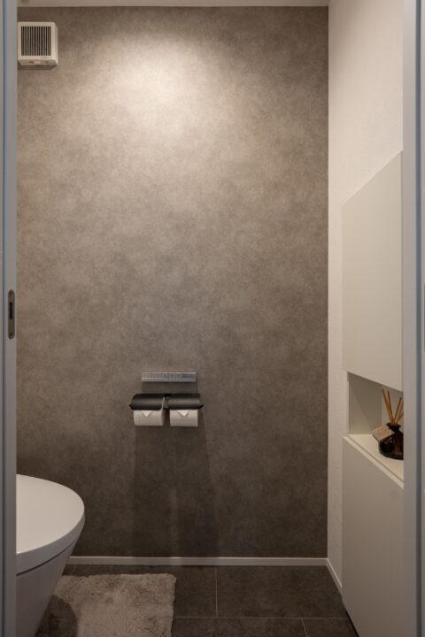 線を揃えた洗練のデザイン、上質な心地よさに包まれる家