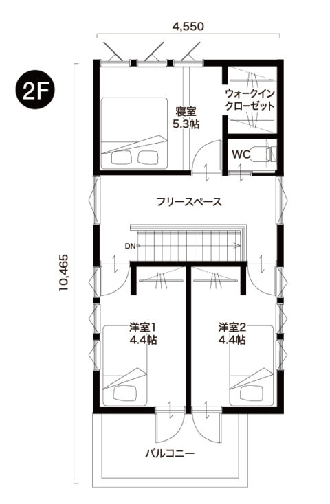 津市南新町 2階建て3LDK