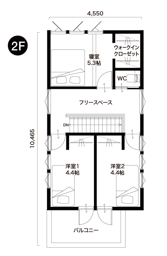 津市南新町 2階建て3LDK
